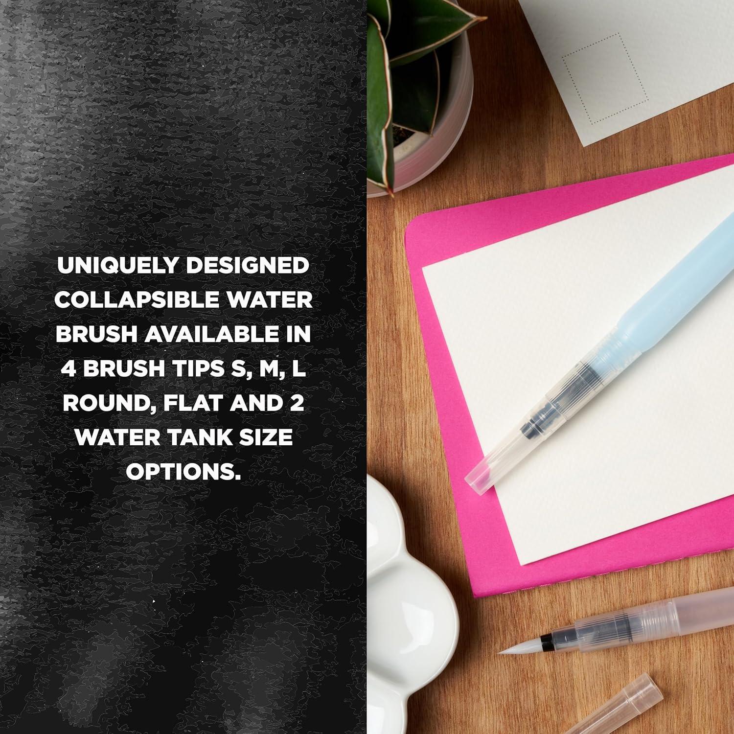 imageSakura Koi Water Brush  Brush for Watercolor  9 ml Tank  4 Assorted Brush Tips