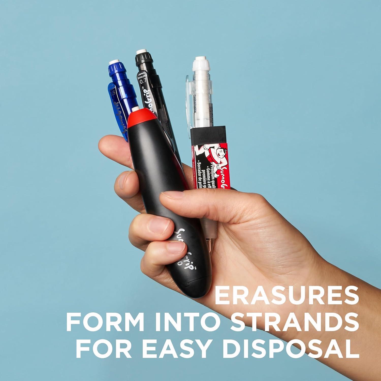 imageSakura SumoGrip Block Eraser  Microporous Erasers for School Drawing and Writing  Black Color  Small Size B803 PackSumoGrip Premium Block Eraser B300  1CT