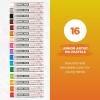 imageSAKURA CrayPas Junior Artist Oil Pastel Set  Soft Oil Pastels for Kids ampamp Artists  50 Sticks16 Count Pack of 1