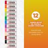 imageSAKURA CrayPas Junior Artist Oil Pastel Set  Soft Oil Pastels for Kids ampamp Artists  50 SticksChubbies 12 Color Set