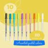 imageSAKURA Gelly Roll Gel Pens  Gift Set  Assorted Colored Ink with Special Effects  74 Pack ampamp 3D Souffl Pen  Opaque White and Pastel Ink Colors  10 Pack