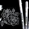 imageSAKURA Gelly Roll Gel Pens  Medium Point Ink Pen for Journaling Art or Drawing  Assorted Colored Ink  10 PackClassic Black Ink