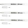 imageSAKURA Gelly Roll Gel Pens  Medium ampamp Bold Tip Ink Pens for Journaling Art or Drawing  Classic White Ink  0810 Assorted Tip Sizes  6 Pack1 Count Pack of 3