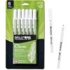 imageSAKURA Gelly Roll Gel Pens  Medium ampamp Bold Tip Ink Pens for Journaling Art or Drawing  Classic White Ink  0810 Assorted Tip Sizes  6 Pack1 Count Pack of 6