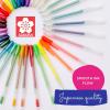 imageSAKURA Gelly Roll Metallic Gel Pens  Pens for Scrapbook Journals or Drawing  Metallic Silver Ink  Medium Line  6 PackArtists Gift Set 74pc