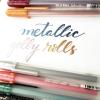 imageSAKURA Gelly Roll Metallic Gel Pens  Pens for Scrapbook Journals or Drawing  Metallic Silver Ink  Medium Line  6 PackMulti Colored10 Piece