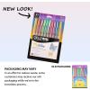 imageSAKURA Gelly Roll Metallic Gel Pens  Pens for Scrapbook Journals or Drawing  Metallic Silver Ink  Medium Line  6 PackMulti Colored10 Piece
