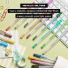 imageSAKURA Gelly Roll Metallic Gel Pens  Pens for Scrapbook Journals or Drawing  Metallic Silver Ink  Medium Line  6 PackMulti Colored10 Piece