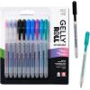 imageSAKURA Gelly Roll Retractable Gel Pens Colored  Stardust Glitter Gel ampamp Medium Point  for Journaling Art or Drawing  with Assorted Colored Ink  10 Pens1 Count Pack of 10