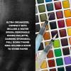 imageSAKURA Koi Pocket Field Sketch Kit  Watercolor Sets for Painting On The Go  48 Colors  1 Water Brush  1 Sponge  1 Mixing Palette