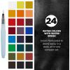 imageSAKURA Koi Pocket Field Sketch Kit  Watercolor Sets for Painting On the Go  12 Colors  1 Water Brush  1 Sponge  1 Palette1 Count Pack of 24