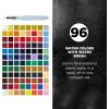 imageSAKURA Koi Studio Kit  Watercolor Sets for Studio Art or Art On the Go  96 Colors  1 Water Brush  1 Palette