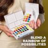 imageSAKURA Koi Studio Kit  Watercolor Sets for Studio Art or Art On the Go  96 Colors  1 Water Brush  1 Palette
