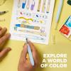 imageSAKURA Koi Studio Kit  Watercolor Sets for Studio Art or Art On the Go  96 Colors  1 Water Brush  1 Palette