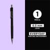 imageSAKURA Mechanical Pencil 07 mm  Pencil with 3 Eraser Refills  Fixed Sleeve for Using Rulers and Templates  Black05mm Pencil