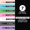 imageSAKURA Permapaque Paint Markers  Assorted Bright Colors  10 mm Markers Pens  7 PackBright