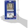imageSAKURA Pigma Micron Manga Comic Pro Fineliner Pens  Archival Black Ink Pens  Assorted Point Sizes  8 Pack6 Pen Pack