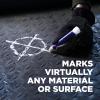 imageSAKURA Solidified Paint Solid Marker 14 to 392 Degrees F Red 46583Fluorescent Orange Paint