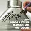 imageSAKURA Solidified Paint Solid Marker 14 to 392 Degrees F Red 46583Fluorescent Orange Paint