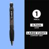 imageSAKURA SumoGrip Pencil with Comfort Grip  09 mm Ergonomic Mechanical Pencil  ClearGrey