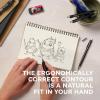 imageSAKURA SumoGrip Pencil with Comfort Grip  09 mm Ergonomic Mechanical Pencil  ClearGrey