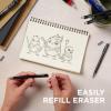 imageSakura Mechanical Pencil Eraser Refills  Mechanical Pencil Erasers for Sakura XS12 Pencil  5 Erasers  2 Metal Sleeves1 Count Pack of 1