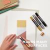 imageSakura Permapaque Paint Markers  Assorted Colors  12 ampamp 55 mm Dual Point Markers Pens  4 PackMetallics