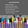 imageSakura Solid Paint Markers  Permanent Marker Paint Pens  Window Wood ampamp Glass Marker  Yellow  3 PackXsc302 Fluorescent Lemon