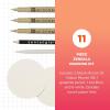 imageSakura Zentangle Zendala Tool Set  Official Zentangle White Circular Paper Tiles  4625quot Tiles  11 Pieces1 Count Pack of 11