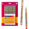 imageSAKURA Pigma Sketch Brush  Archival Ink Sketching Pens  Art Pens for Calligraphy Hand Lettering ampamp Writing  Assorted Archival Colors  8 Pack