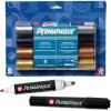 imageSakura Permapaque Paint Markers  Assorted Colors  12 ampamp 55 mm Dual Point Markers Pens  4 PackMetallics