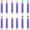 imageSakura Solid Paint Markers  12 Permanent Marker Pens  2 Black 7 Assorted Colors ampamp 3 Fluorescent Paint Markers  Window Wood ampamp Glass Marker  Assorted Colors  12 Pack