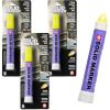 imageSakura Solid Paint Markers  Permanent Marker Paint Pens  Window Wood ampamp Glass Marker  Yellow  3 PackXsc302 Fluorescent Lemon
