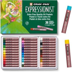imageSAKURA CrayPas Expressionist Oil Pastel Set  Soft Oil Pastels for Artists  36 Colors