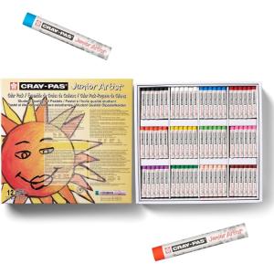 imageSAKURA CrayPas Junior Artist Oil Pastel Set  Soft Oil Pastels for Kids ampamp Artists  50 SticksColorpack 432 Pc