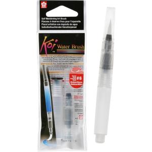 imageSAKURA Koi Water Brush  Water Brush for Watercolor  4 ml Tank  Medium Brush Tip