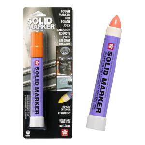 imageSAKURA Solidified Paint Solid Marker 14 to 392 Degrees F Red 46583Orange Paint