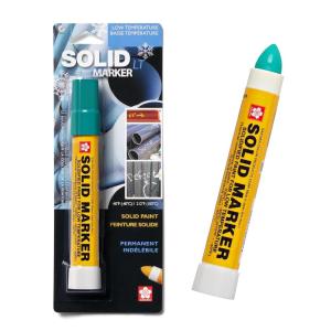 imageSakura Solid Paint Markers with Twist Up Tip  Low Temperature Permanent Marker Pens  Window Wood ampamp Glass Marker  Green Paint  1 Pack