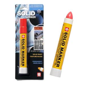 imageSakura Solid Paint Markers with Twist Up Tip  Low Temperature Permanent Marker Pens  Window Wood ampamp Glass Marker  Red Paint  1 Pack