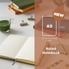 imageSakura Notebook Ruled A5  JapaneseInspired Lined Notebook for Effortless Writing  140 GSM Paper  Hardcover  Builtin Pen Holder  Expandable Inner Pocket  FlatLay  51 x 83  AmberAmber