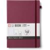 imageSakura Notebook Ruled A4  JapaneseInspired Lined Notebook for Effortless Writing  140 GSM Paper  Hardcover  Builtin Pen Holder  Expandable Inner Pocket  83 x 117  Pine NeedleMulberry